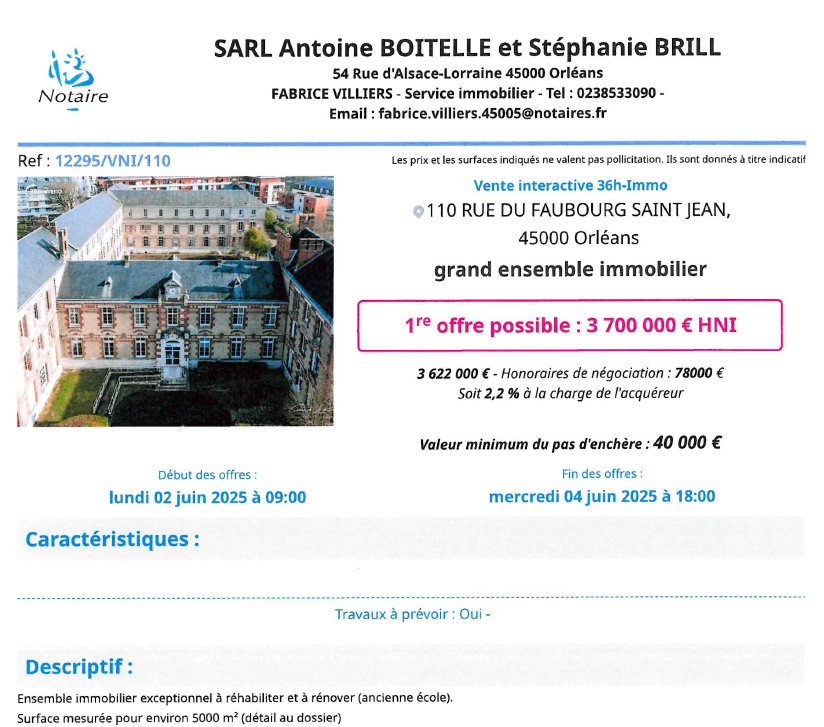 ENVOI SUR SITE